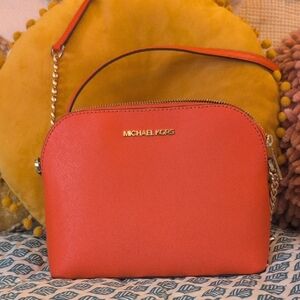 Michael Kors Vibrant Orange Crossbody Bag